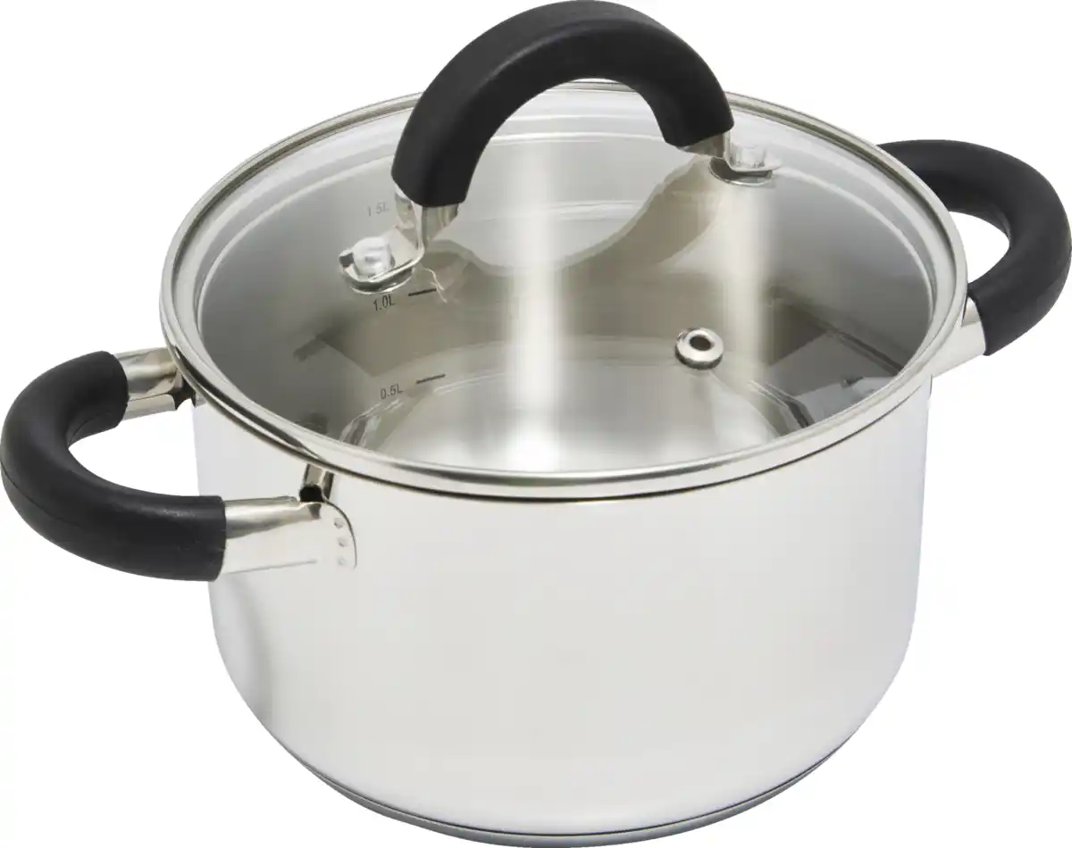 Bild 1 von IDEENWELT Edelstahl-Kochtopf 1,5 Liter