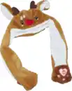 Bild 1 von IDEENWELT Weihnachtsmütze mit Wackelfunktion Rentier