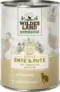 Bild 1 von Wildes Land Katzen-Nassfutter - Ente und Pute mit Distelöl, 400 g