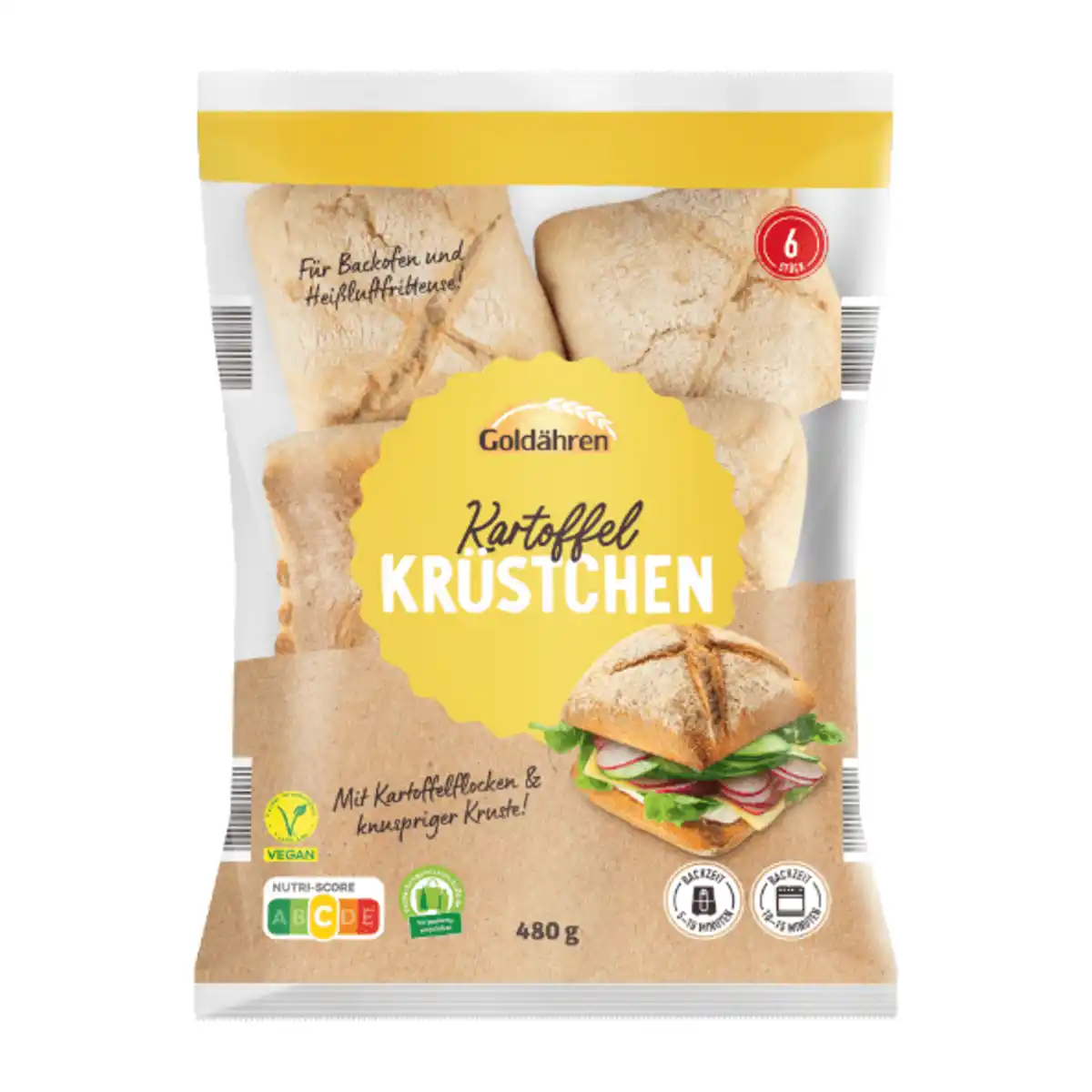 Bild 3 von GOLDÄHREN Dinkel- / Kartoffelkrüstchen 480g