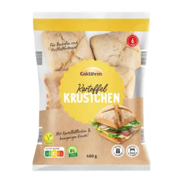 Bild 3 von GOLDÄHREN Dinkel- / Kartoffelkrüstchen 480g