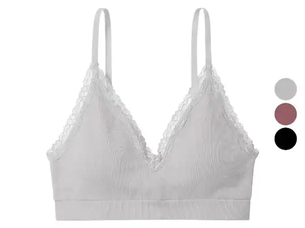 Bild 1 von esmara® Damen Geripptes Bustier mit Spitze