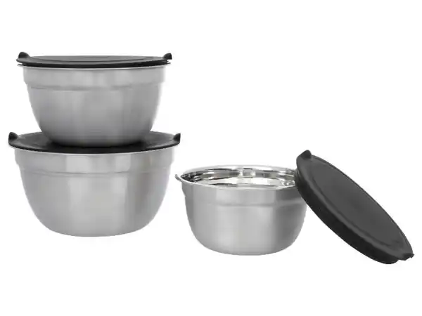 Bild 1 von SILVERCREST® Edelstahl-Schüsselset, 3 Stück