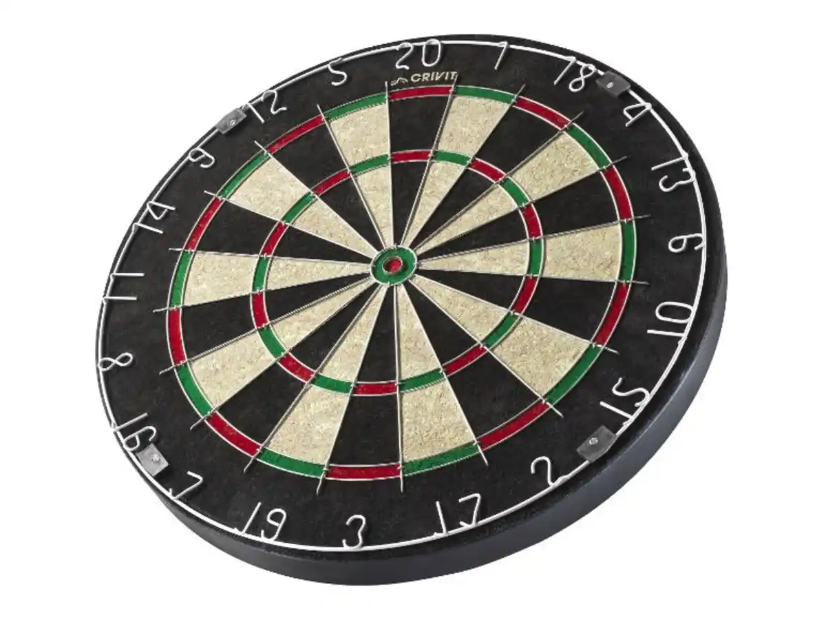 Bild 1 von CRIVIT Sisal-Dartscheibe mit Zubehör