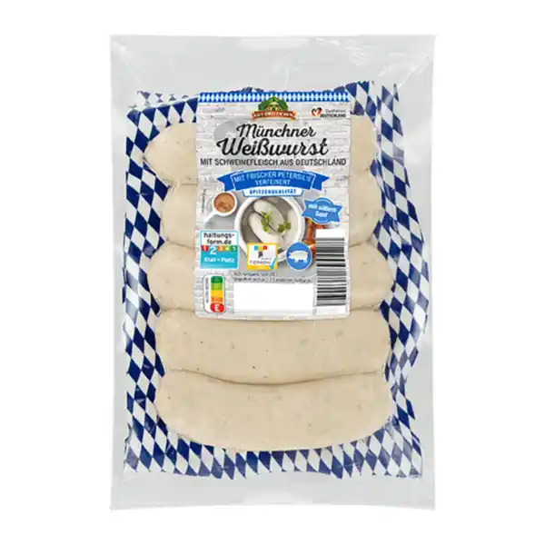 Bild 1 von GUT DREI EICHEN Münchner Weißwurst 351g