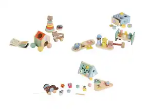 lupilu® Holz Spiel- und Lernboxen