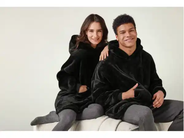 Bild 1 von Oversize-Plüschhoodie