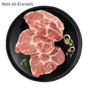 MEINE METZGEREI Schweine-Nackensteaks XXL 800g