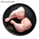 Bild 1 von MEINE METZGEREI Hähnchenschenkel mit Rückenstück 100g