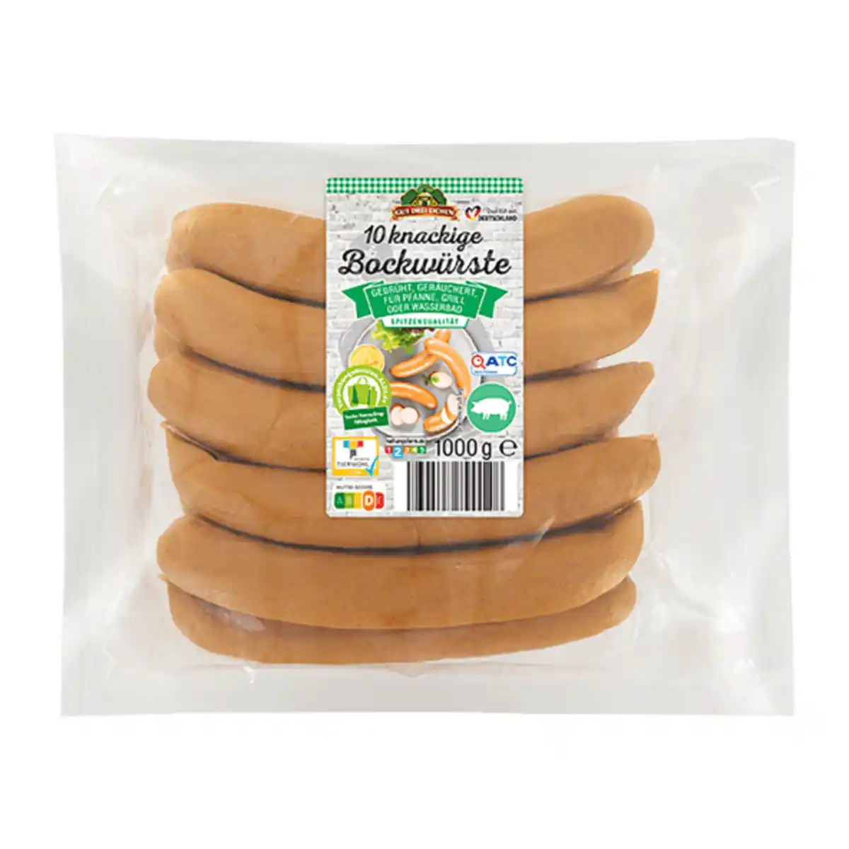 Bild 1 von GUT DREI EICHEN Bockwürste 000g