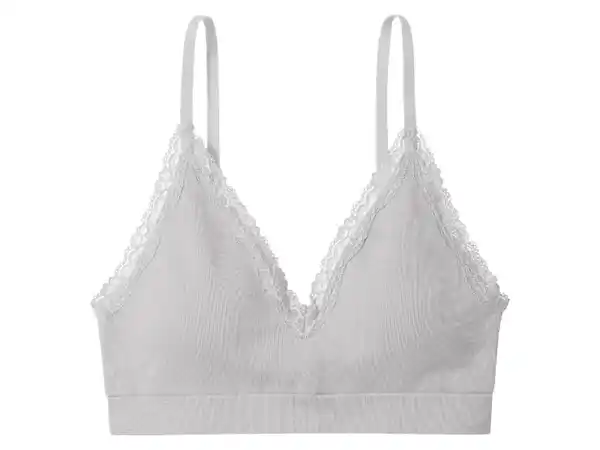Bild 2 von esmara® Damen Geripptes Bustier mit Spitze