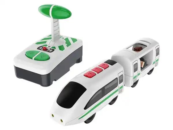 Bild 2 von Playtive Ferngesteuerter Personenzug \ Ferngesteuerte Transportlok \ Ferngesteuerter Schnellzug, 4-teilig