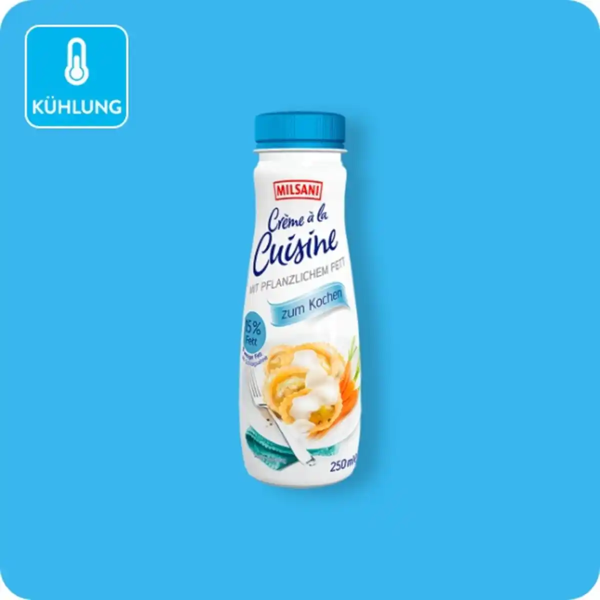 Bild 1 von MILSANI Crème à la Cuisine⁵, 15 % Fett oder 7 % Fett