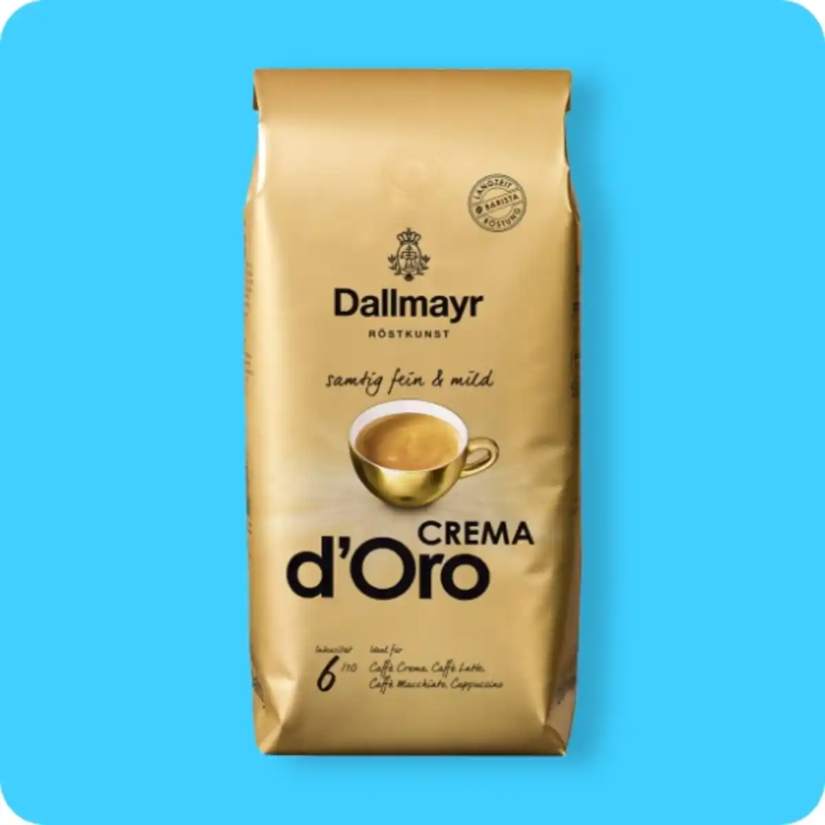Bild 1 von DALLMAYR Crema d’Oro, Ganze Bohnen