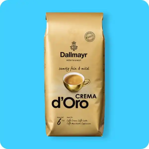 Bild 1 von DALLMAYR Crema d’Oro, Ganze Bohnen