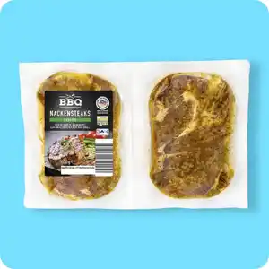 BBQ Marinierte Nackensteaks⁶, Kräuter oder Paprika