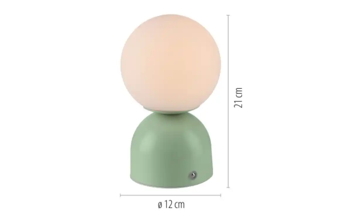 Bild 2 von LED-Akkutischleuchte Rudi Schöner Wohnen, mintfarbig, inkl. CCT Funktion