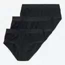Bild 1 von Damen-Taillenslip mit dekorativem Rand, 3er-Pack