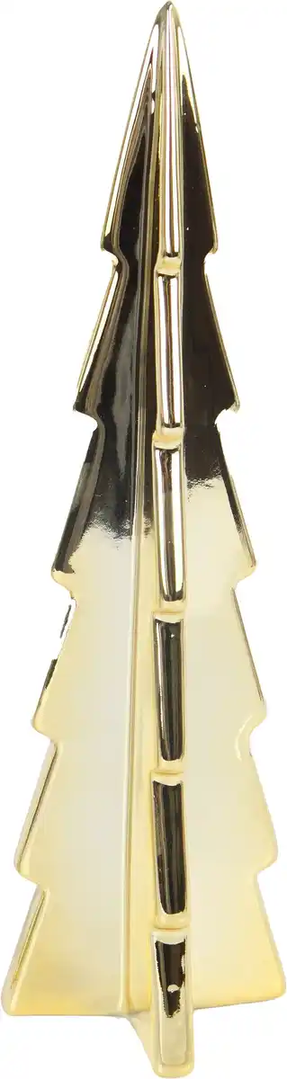 Bild 1 von TrendLine Deko Keramik Baum 28 x 8 x 8 cm gold