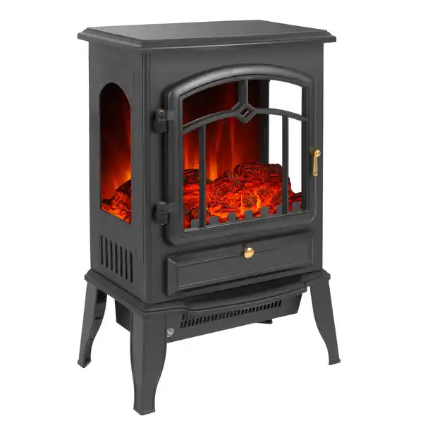 Bild 1 von El Fuego Elektrokamin 'Como II' schwarz 2 kW