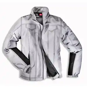 BULLSTAR Jacke »FLEX-ON«, platingrau/schwarz, mit Reißverschluss, Größe L