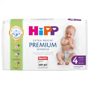 Hipp Babysanft Windeln Gr. 4 Maxi 9-14kg 48 Stück