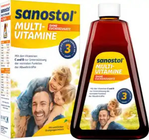 sanostol Multi-Vitamine ohne Zuckerzusatz, 230 ml