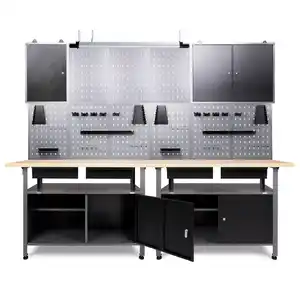 Ondis24 Werkstatt-Set »Fritz«, anthrazit, Metall, bluetooth