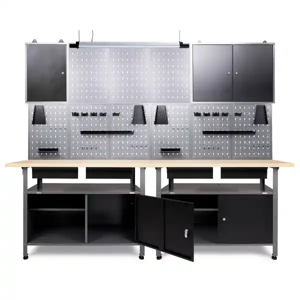 Bild 1 von Ondis24 Werkstatt-Set »Fritz«, anthrazit, Metall, bluetooth