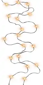 TrendLine LED-Lichterkette Micro Innen 45 cm warmweiß-grün mit Timer