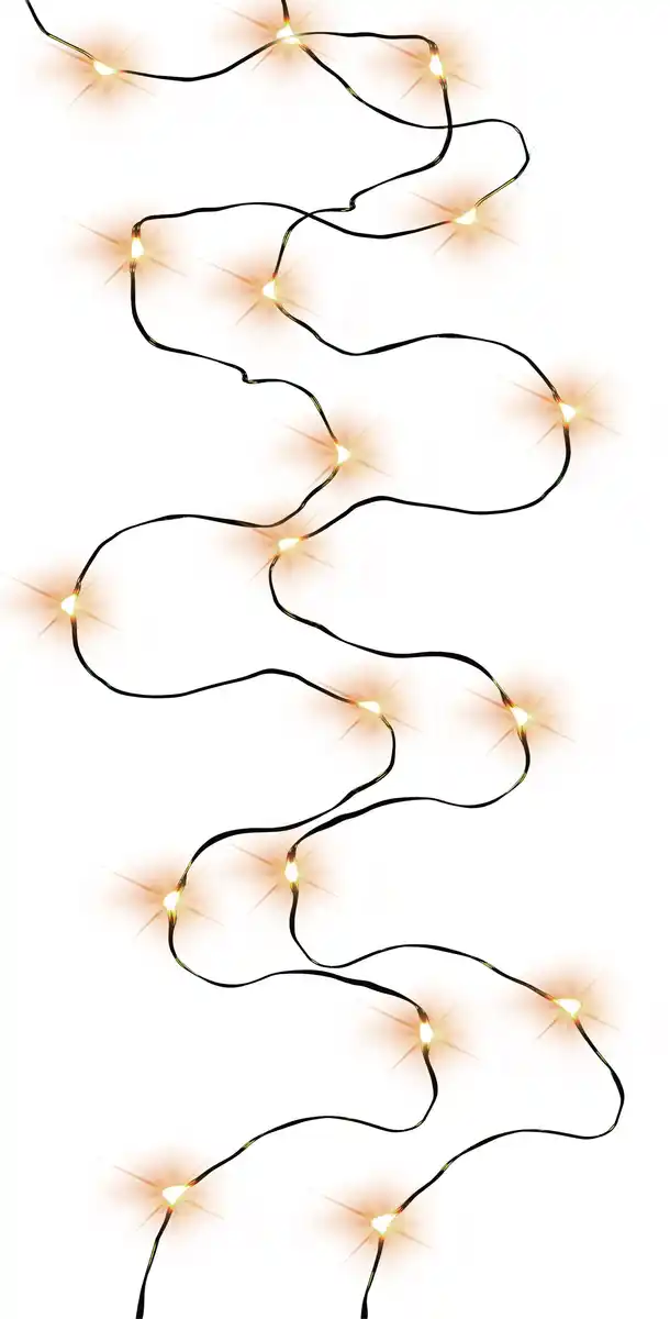 Bild 1 von TrendLine LED-Lichterkette Micro Innen 45 cm warmweiß-grün mit Timer