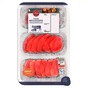 MEINE METZGEREI Schwein/Rind Raclette-Platte 500 g