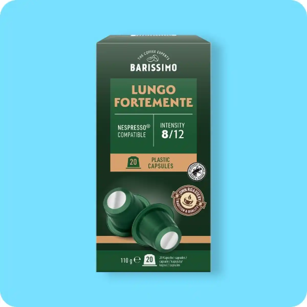 Bild 1 von BARISSIMO Kaffeekapseln, Lungo Fortemente