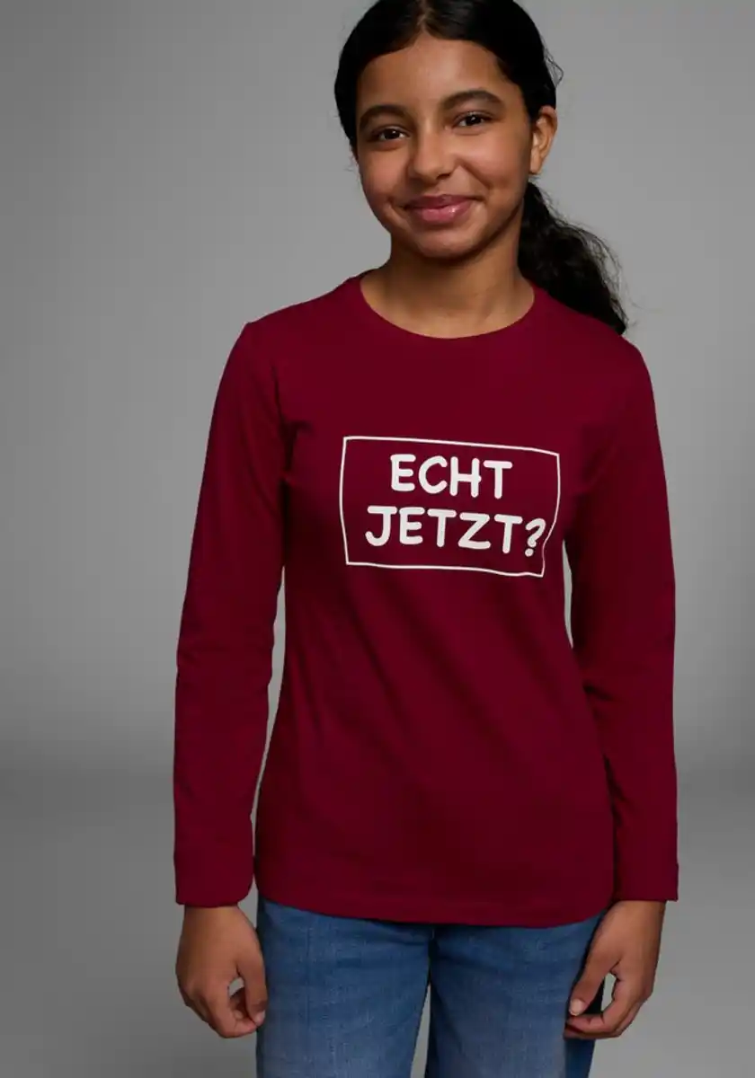 Bild 1 von KIDSWORLD Langarmshirt ECHT JETZT? Druck