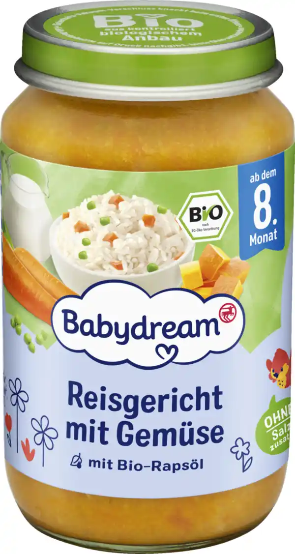 Bild 1 von Babydream Reisgericht mit Gemüse 220g, 220 g