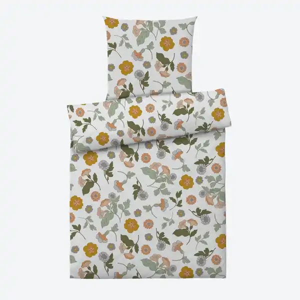 Bild 3 von Biber-Bettwäsche-Garnitur mit hohem Baumwollanteil