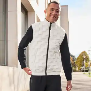 Herren-Steppweste mit Stehkragen