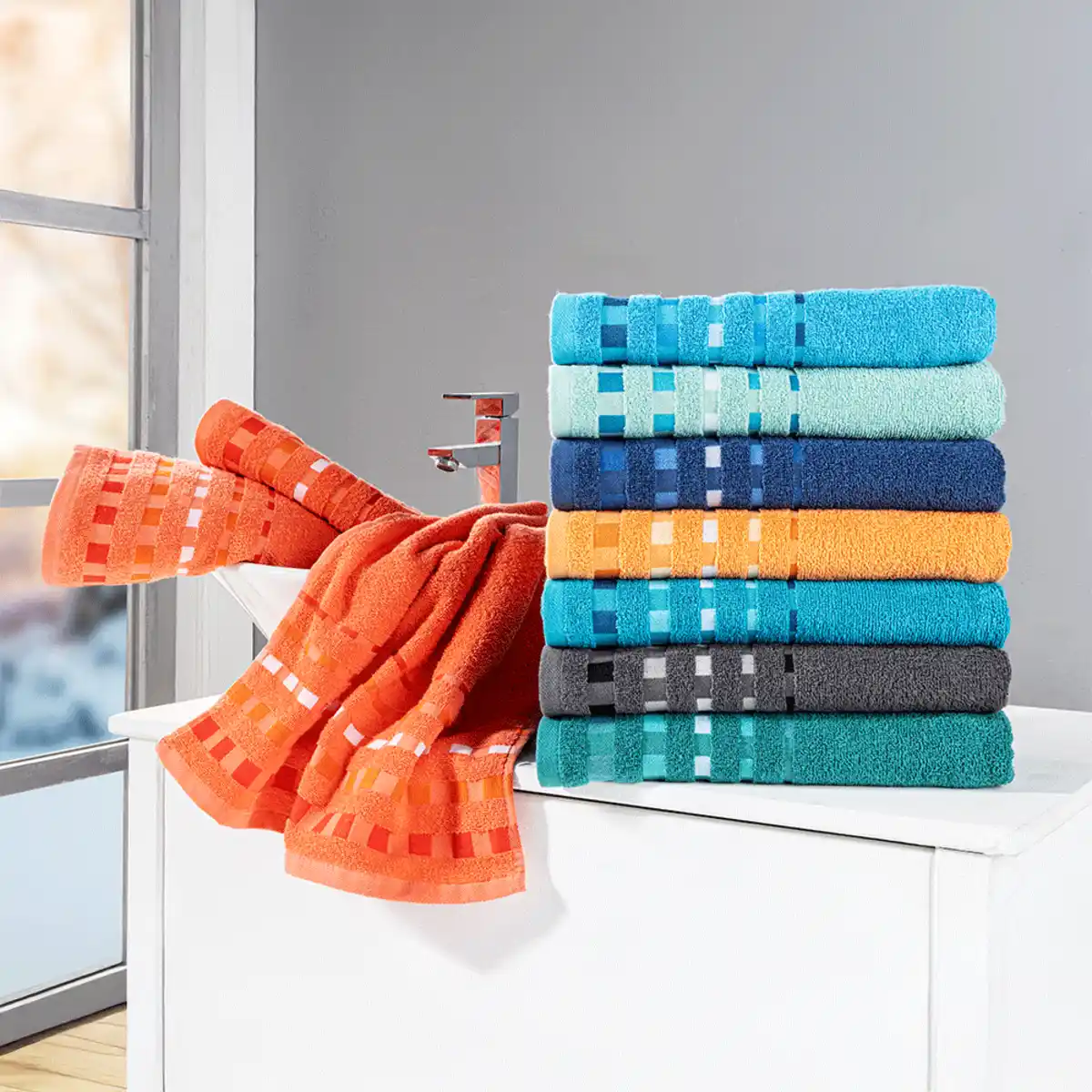 Bild 1 von Hochwertige Frottierwaren, XL-Duschtuch "Korfu"