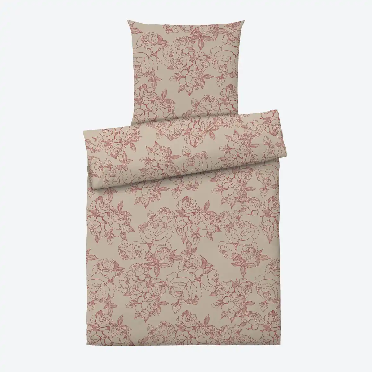 Bild 3 von Biber-Bettwäsche-Garnitur mit hohem Baumwollanteil