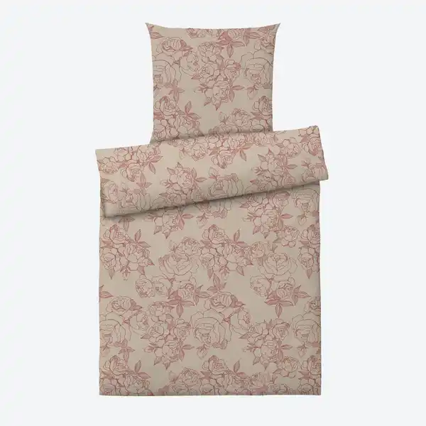 Bild 3 von Biber-Bettwäsche-Garnitur mit hohem Baumwollanteil