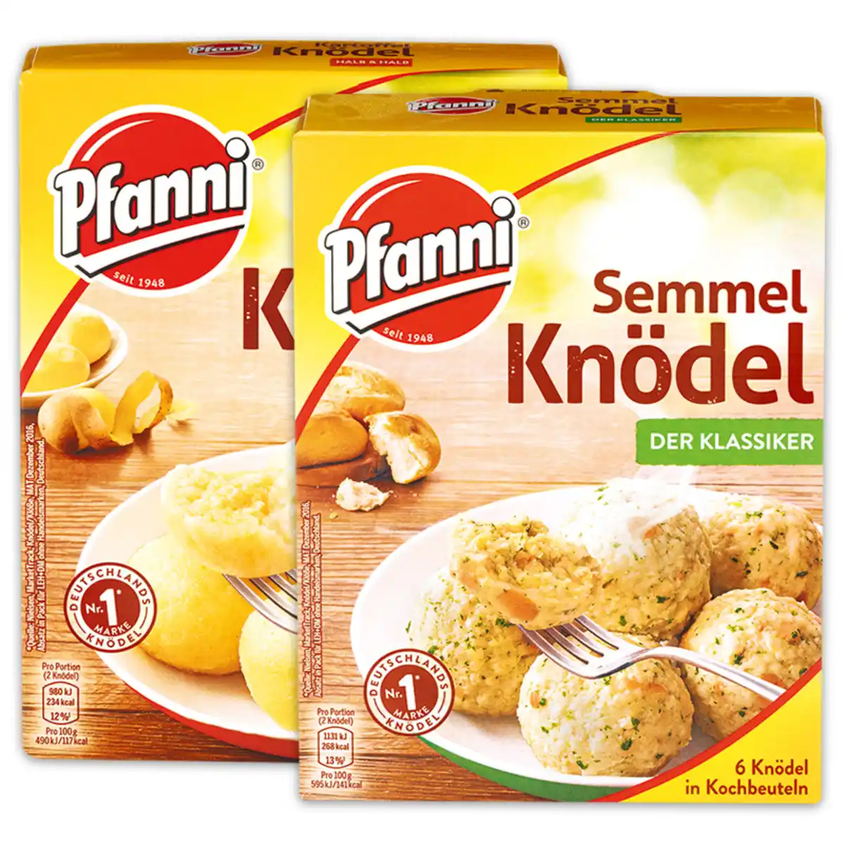 Bild 1 von Pfanni Kartoffel / Semmel Knödel