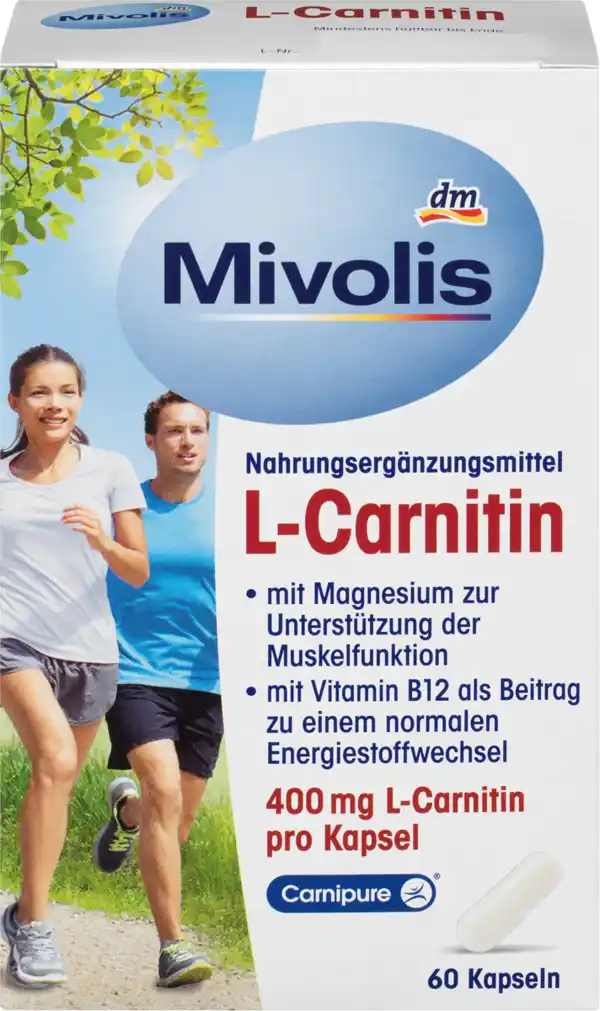 Bild 1 von Mivolis L-Carnitin Kapseln, 60 St, 59 g