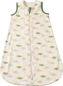 ALANA Schlafsack 1 TOG mit Dinosaurier-Muster, beige, 90 cm, 1 St