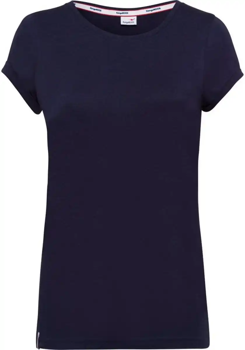 Bild 1 von KangaROOS T-Shirt mit süßem aufgekrempleten Ärmalsaum, Blau
