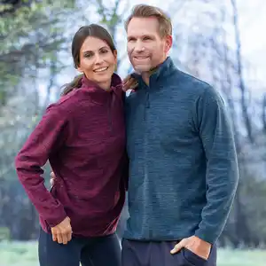 Toptex Sport Mikrofleece-Troyer "Space Dyed"