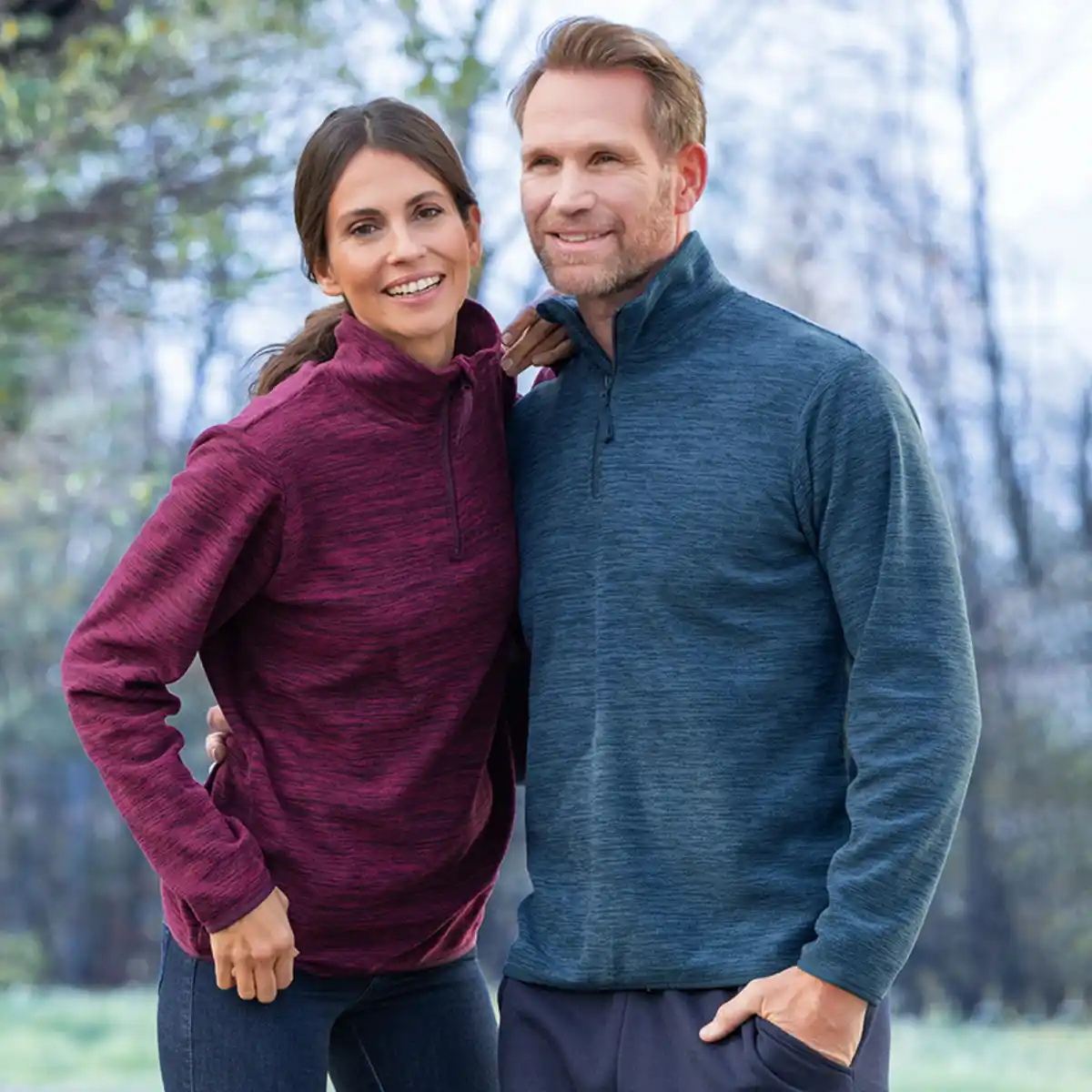 Bild 1 von Toptex Sport Mikrofleece-Troyer "Space Dyed"