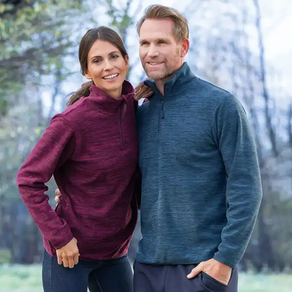 Bild 1 von Toptex Sport Mikrofleece-Troyer "Space Dyed"