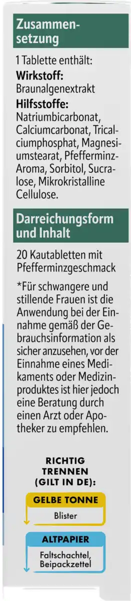Bild 1 von altapharma Sodbrennen Blocker 0.15 EUR/1 Stück