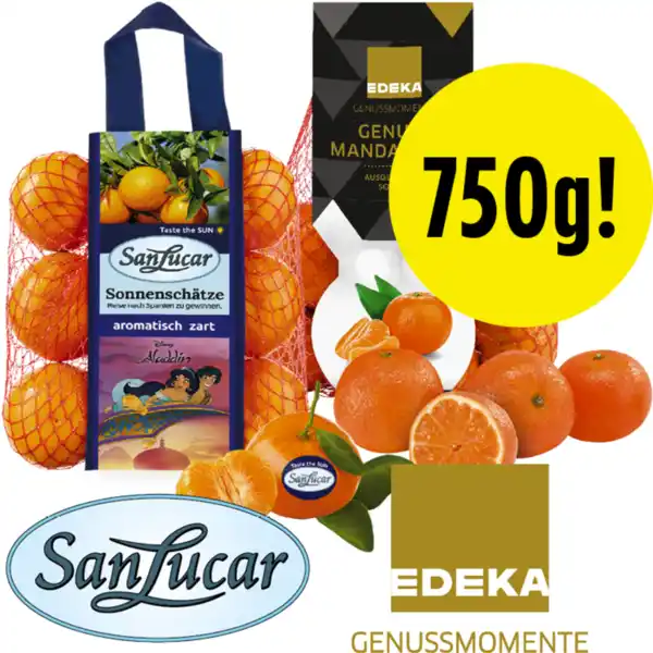 Bild 1 von San Lucar oder EDEKA Genussmomente Mandarinen