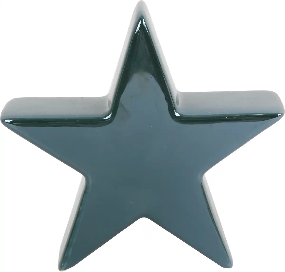 Bild 1 von TrendLine Deko Keramikstern 12,5 x 4,5 x 13 cm grün